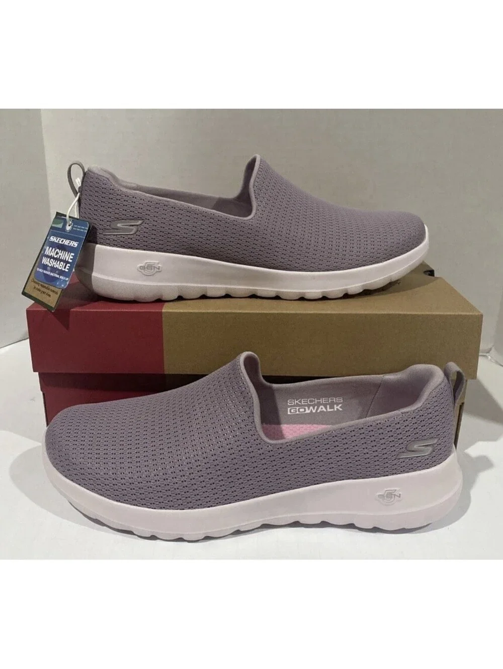 Skechers Womens Sz. 10 Go Walk Joy Aurora (124637) Light Mauve Sneakers New